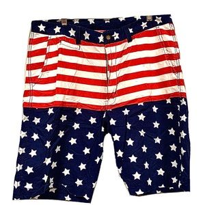 🌻USA Stars & Stripes Clear Water Outfitters Shorts 🌻 Size 36 (Sale 3 for $12)